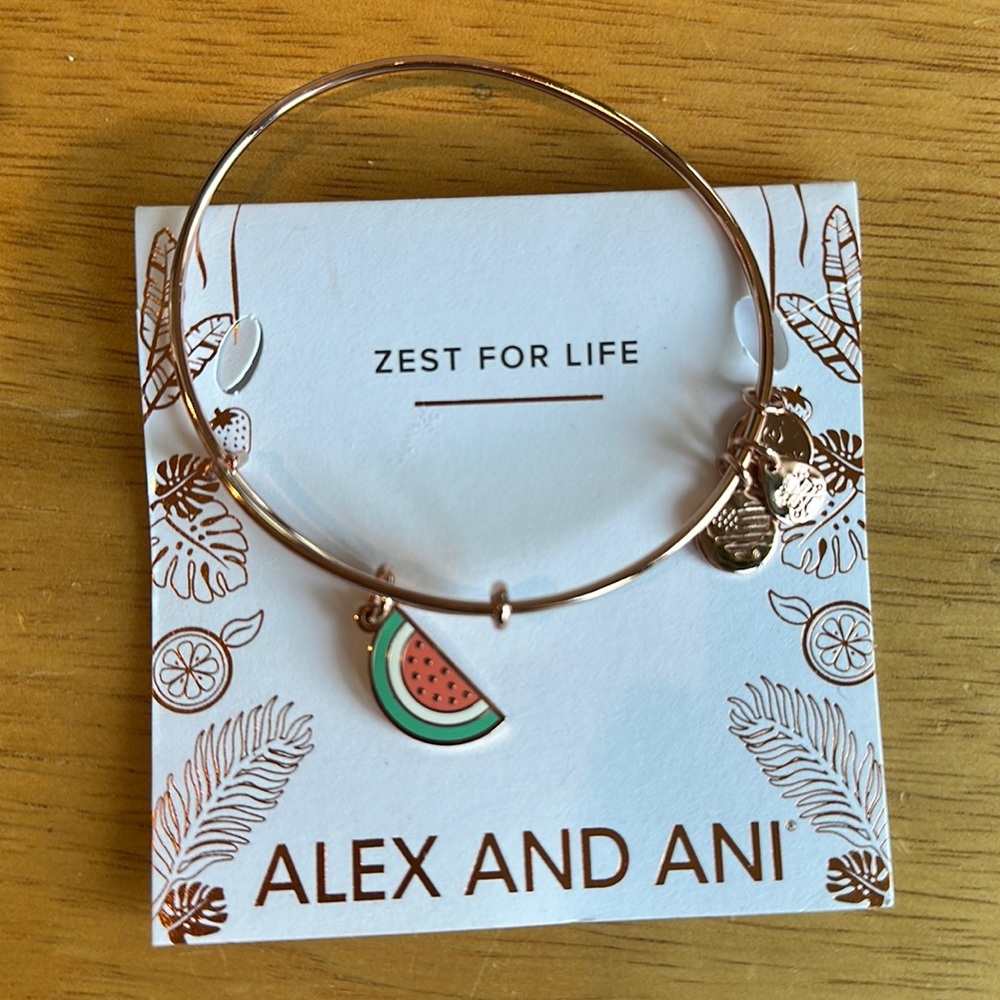 Alex and Ani watermelon bracelet